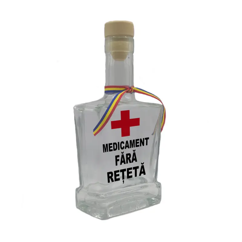 Medicament fara reteta, sticla cu mesaj plata, 250 ml, model divgs179 02
